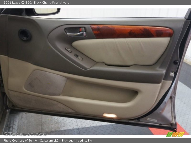 Black Cherry Pearl / Ivory 2001 Lexus GS 300