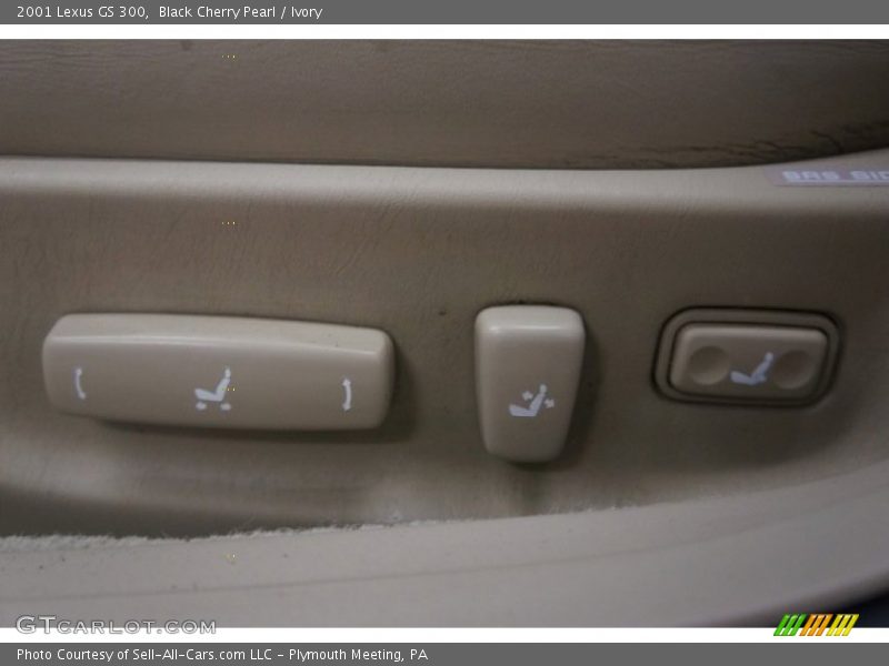 Black Cherry Pearl / Ivory 2001 Lexus GS 300