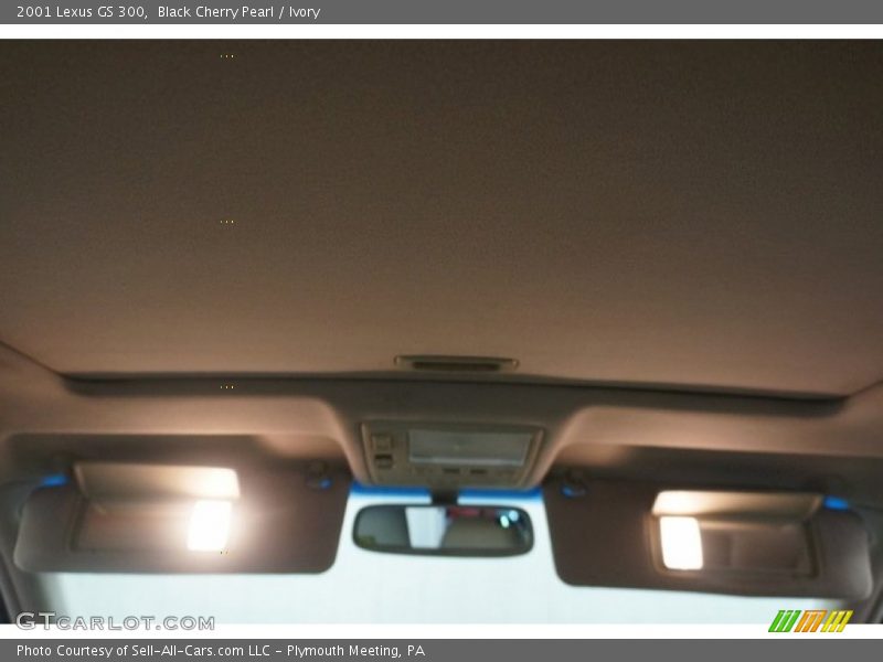 Black Cherry Pearl / Ivory 2001 Lexus GS 300