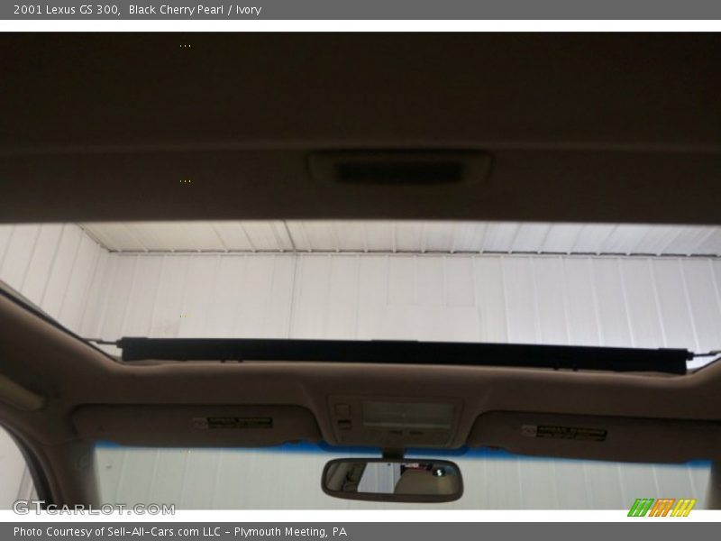 Black Cherry Pearl / Ivory 2001 Lexus GS 300