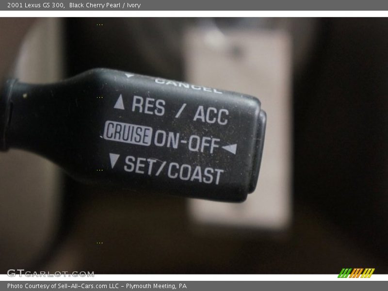 Black Cherry Pearl / Ivory 2001 Lexus GS 300