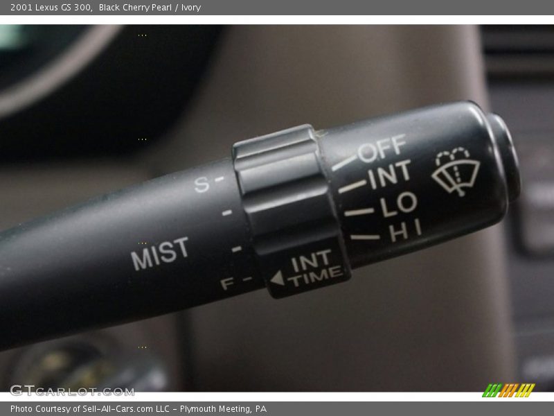 Black Cherry Pearl / Ivory 2001 Lexus GS 300