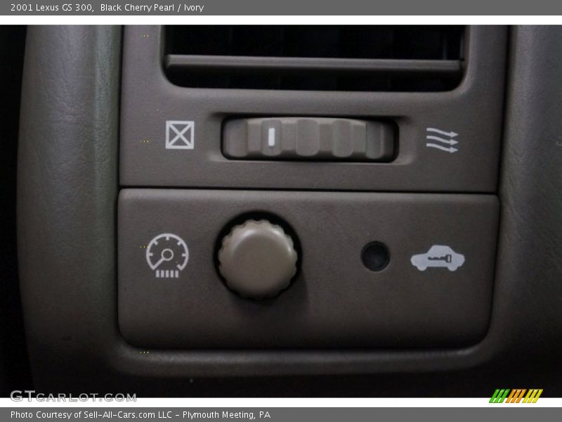 Black Cherry Pearl / Ivory 2001 Lexus GS 300
