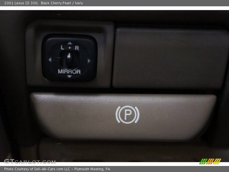 Black Cherry Pearl / Ivory 2001 Lexus GS 300