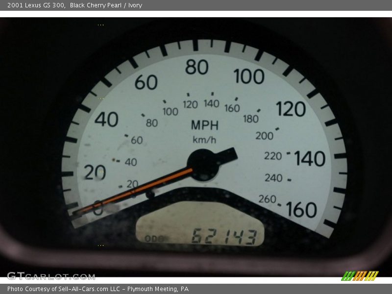 Black Cherry Pearl / Ivory 2001 Lexus GS 300