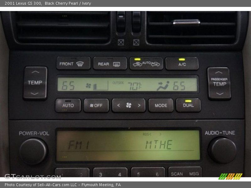 Black Cherry Pearl / Ivory 2001 Lexus GS 300