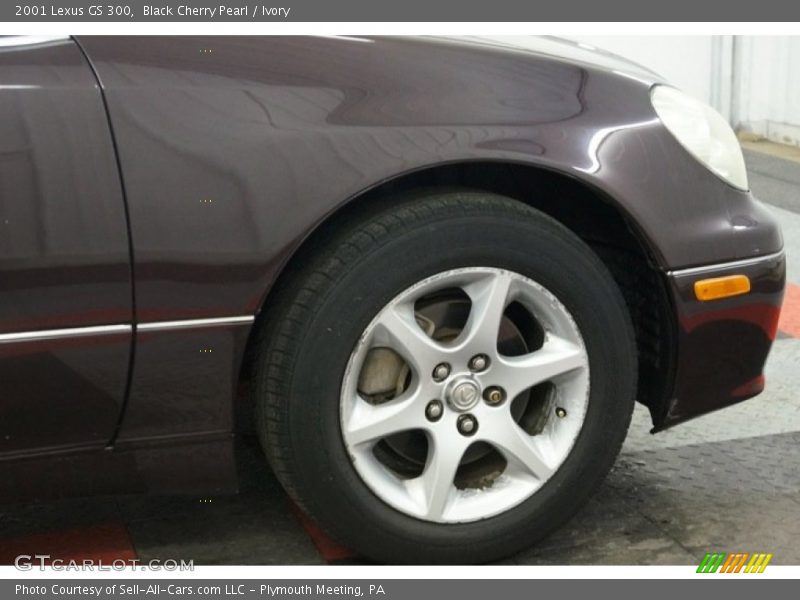 Black Cherry Pearl / Ivory 2001 Lexus GS 300