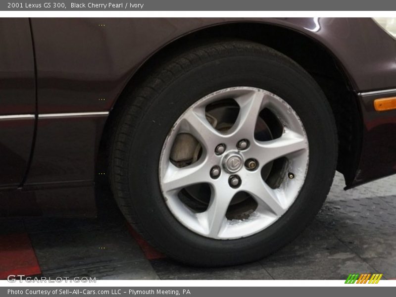 Black Cherry Pearl / Ivory 2001 Lexus GS 300