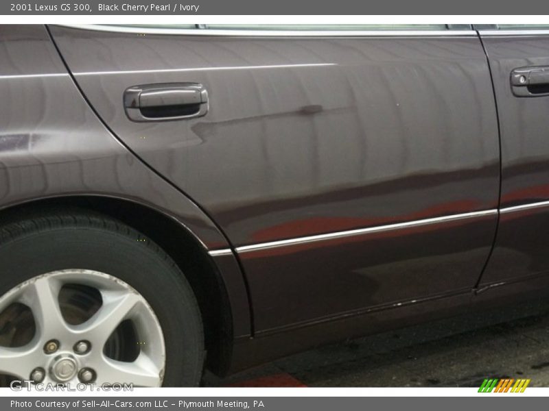 Black Cherry Pearl / Ivory 2001 Lexus GS 300