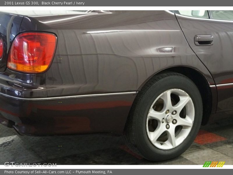 Black Cherry Pearl / Ivory 2001 Lexus GS 300