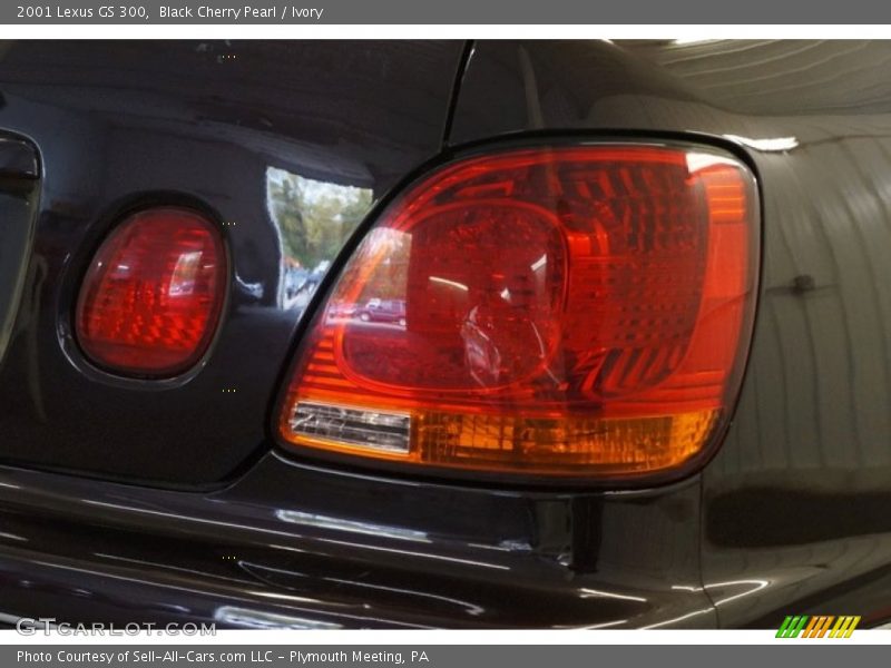 Black Cherry Pearl / Ivory 2001 Lexus GS 300