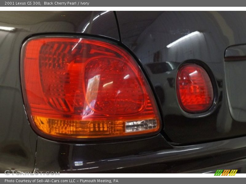 Black Cherry Pearl / Ivory 2001 Lexus GS 300