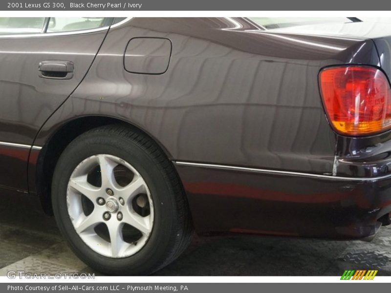 Black Cherry Pearl / Ivory 2001 Lexus GS 300