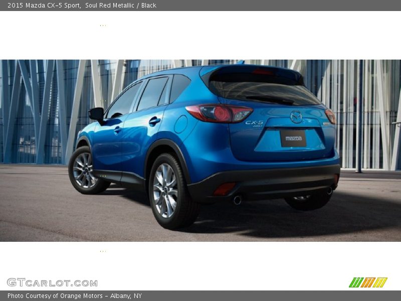 Soul Red Metallic / Black 2015 Mazda CX-5 Sport