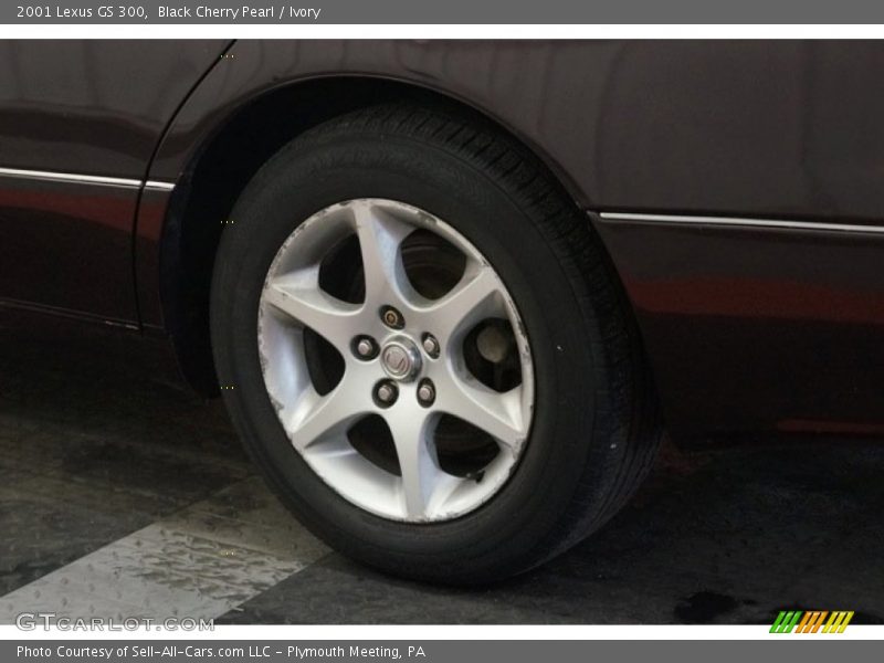Black Cherry Pearl / Ivory 2001 Lexus GS 300