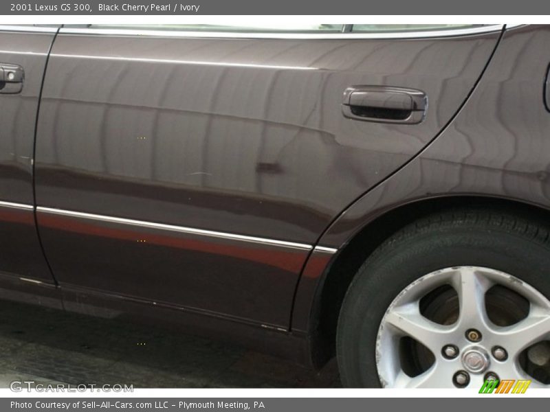 Black Cherry Pearl / Ivory 2001 Lexus GS 300