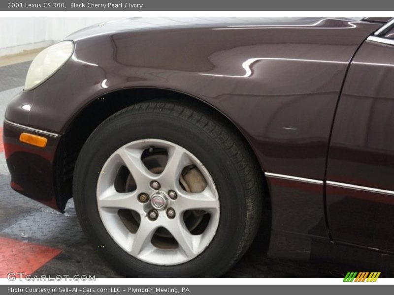Black Cherry Pearl / Ivory 2001 Lexus GS 300