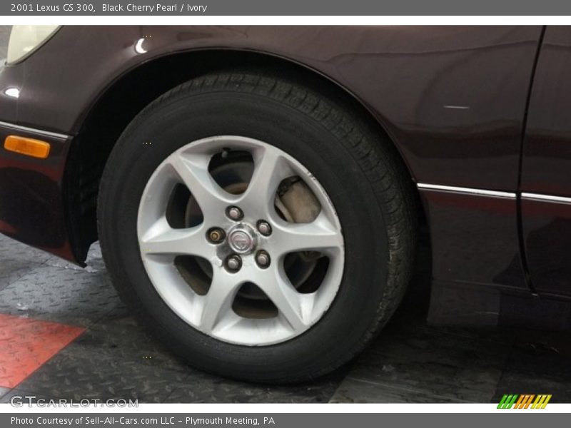 Black Cherry Pearl / Ivory 2001 Lexus GS 300