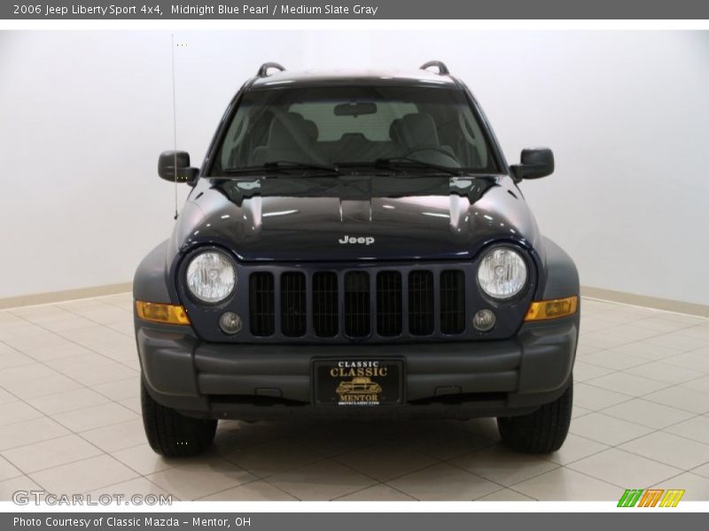 Midnight Blue Pearl / Medium Slate Gray 2006 Jeep Liberty Sport 4x4