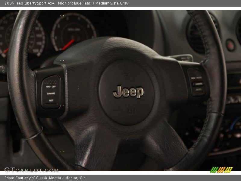 Midnight Blue Pearl / Medium Slate Gray 2006 Jeep Liberty Sport 4x4