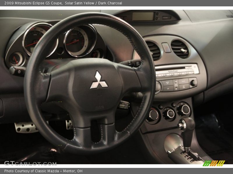 Solar Satin Yellow / Dark Charcoal 2009 Mitsubishi Eclipse GS Coupe