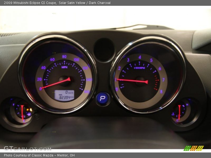 Solar Satin Yellow / Dark Charcoal 2009 Mitsubishi Eclipse GS Coupe