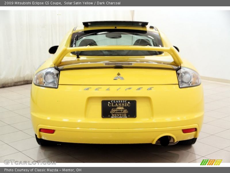 Solar Satin Yellow / Dark Charcoal 2009 Mitsubishi Eclipse GS Coupe