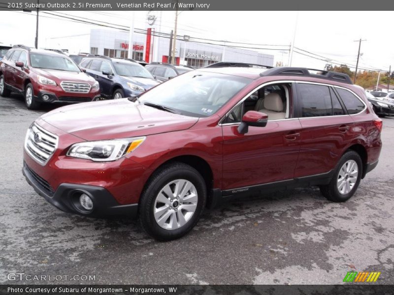 Venetian Red Pearl / Warm Ivory 2015 Subaru Outback 2.5i Premium