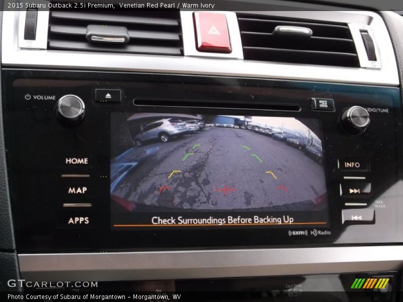 Controls of 2015 Outback 2.5i Premium