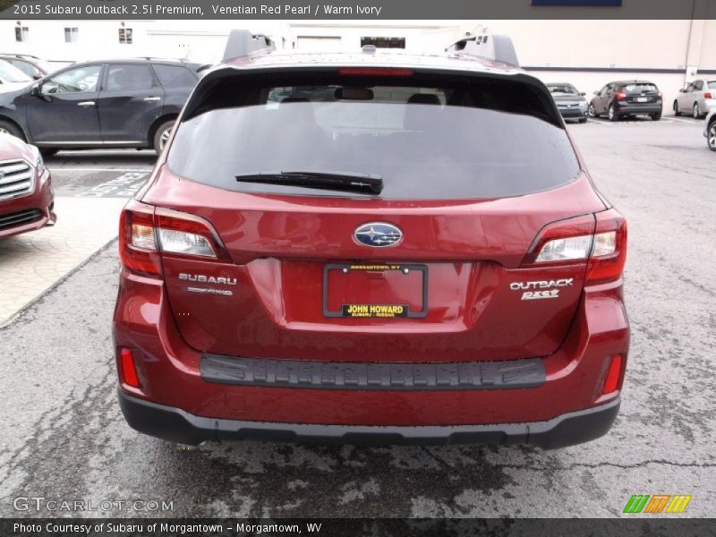 Venetian Red Pearl / Warm Ivory 2015 Subaru Outback 2.5i Premium