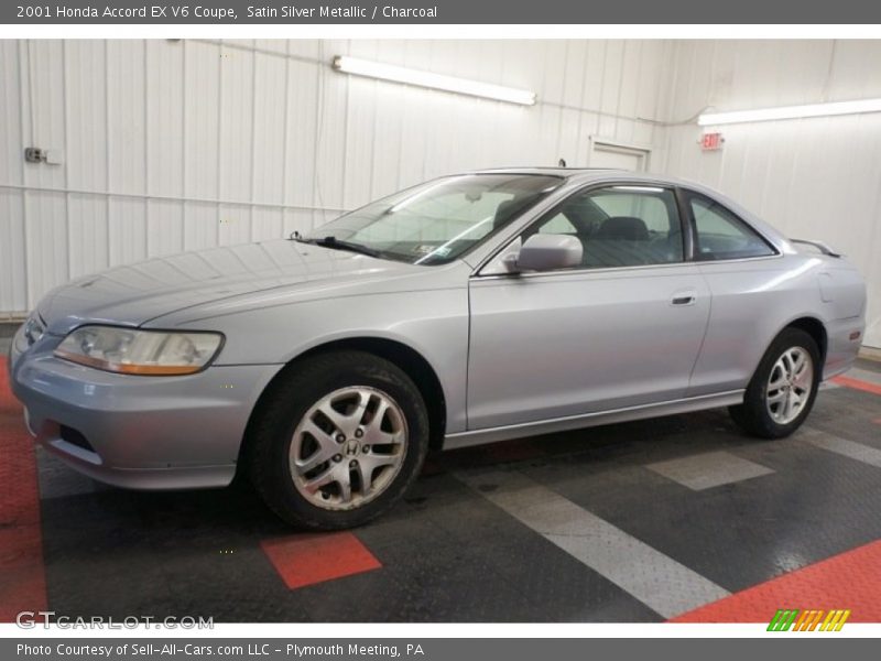 Satin Silver Metallic / Charcoal 2001 Honda Accord EX V6 Coupe