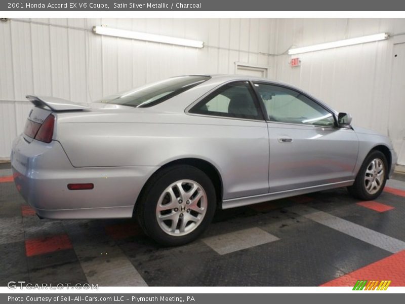 Satin Silver Metallic / Charcoal 2001 Honda Accord EX V6 Coupe