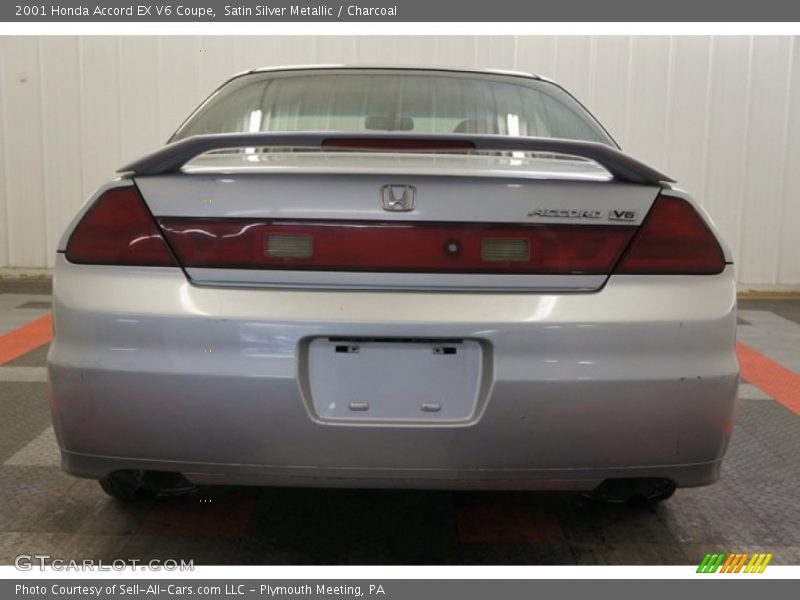 Satin Silver Metallic / Charcoal 2001 Honda Accord EX V6 Coupe