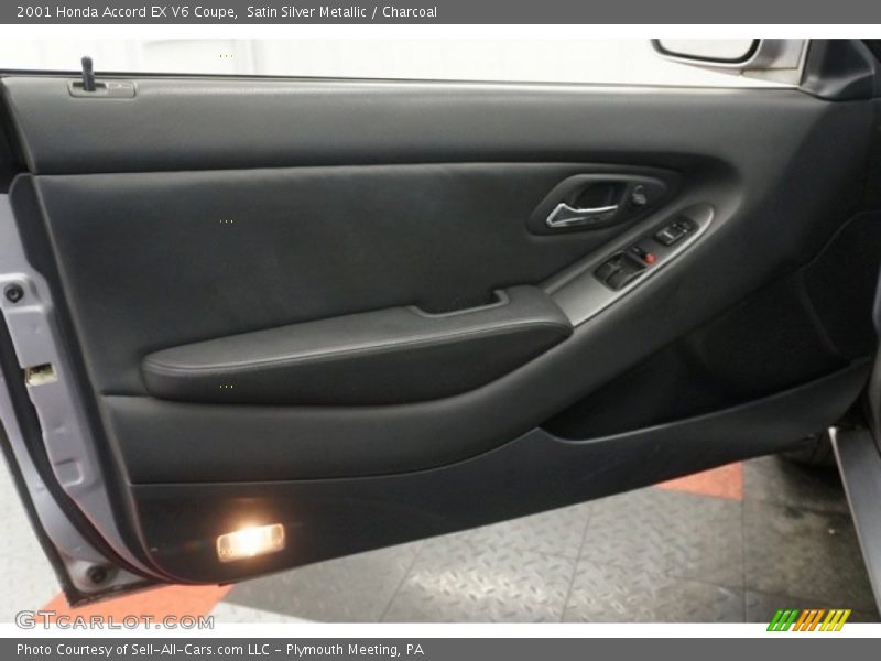 Satin Silver Metallic / Charcoal 2001 Honda Accord EX V6 Coupe
