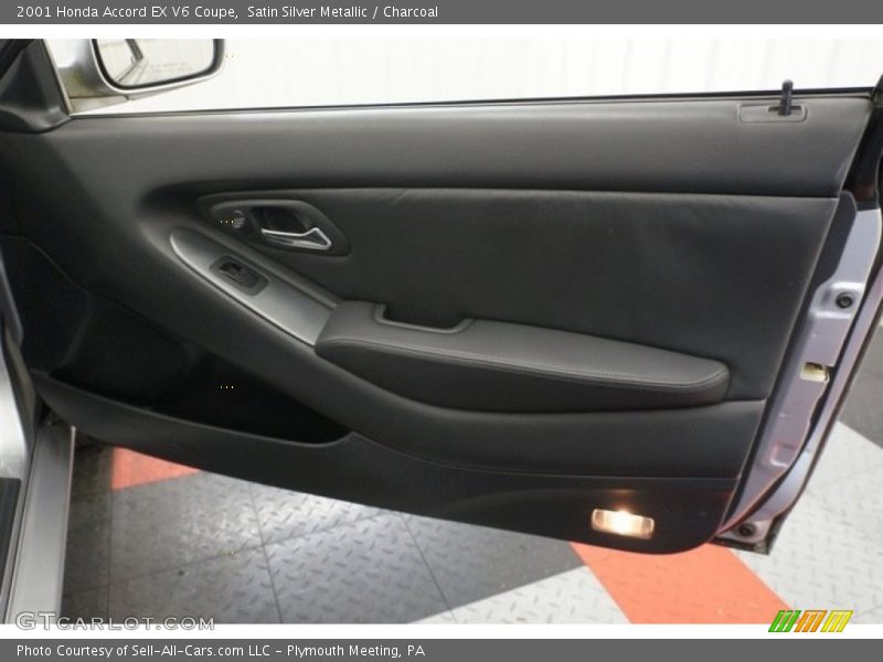 Satin Silver Metallic / Charcoal 2001 Honda Accord EX V6 Coupe