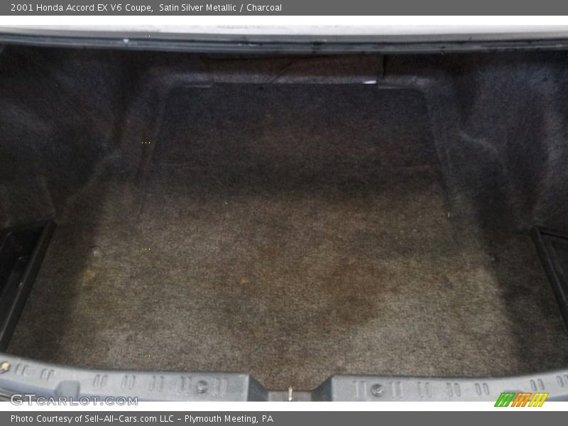 Satin Silver Metallic / Charcoal 2001 Honda Accord EX V6 Coupe