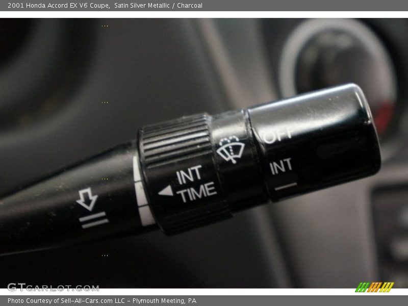 Satin Silver Metallic / Charcoal 2001 Honda Accord EX V6 Coupe
