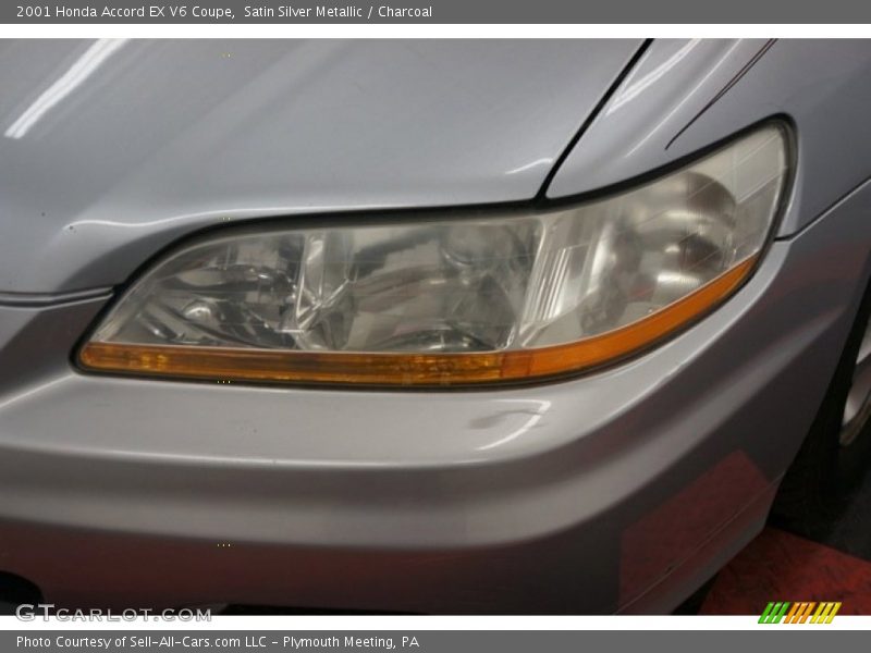 Satin Silver Metallic / Charcoal 2001 Honda Accord EX V6 Coupe