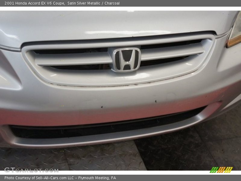Satin Silver Metallic / Charcoal 2001 Honda Accord EX V6 Coupe