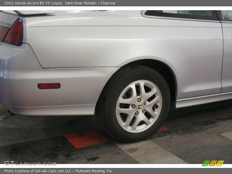 Satin Silver Metallic / Charcoal 2001 Honda Accord EX V6 Coupe