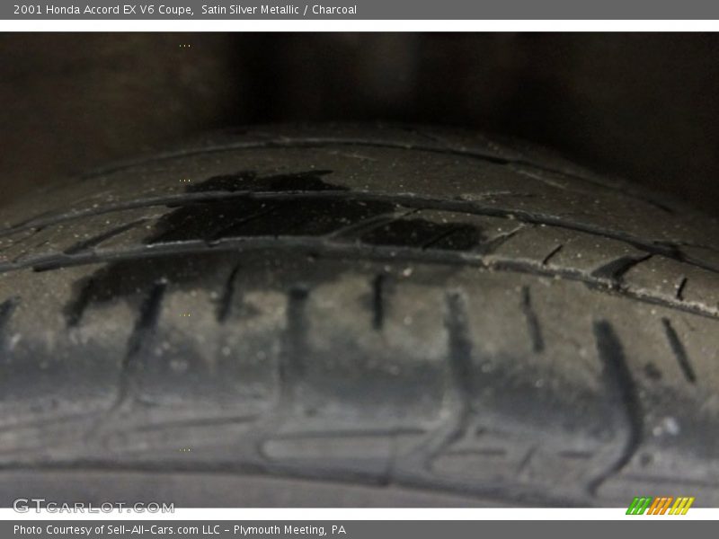 Satin Silver Metallic / Charcoal 2001 Honda Accord EX V6 Coupe
