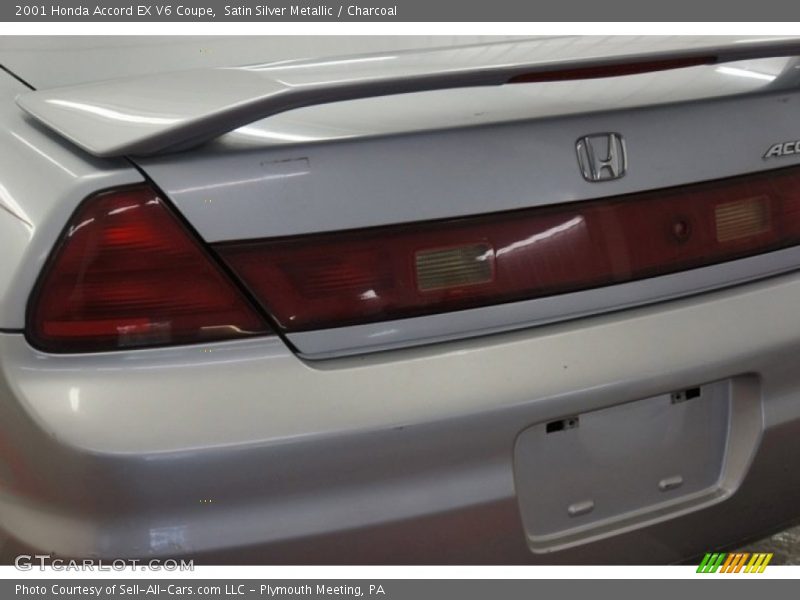 Satin Silver Metallic / Charcoal 2001 Honda Accord EX V6 Coupe