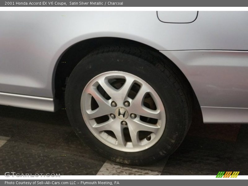 Satin Silver Metallic / Charcoal 2001 Honda Accord EX V6 Coupe