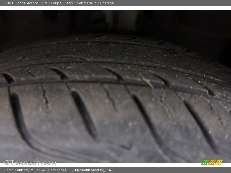 Satin Silver Metallic / Charcoal 2001 Honda Accord EX V6 Coupe