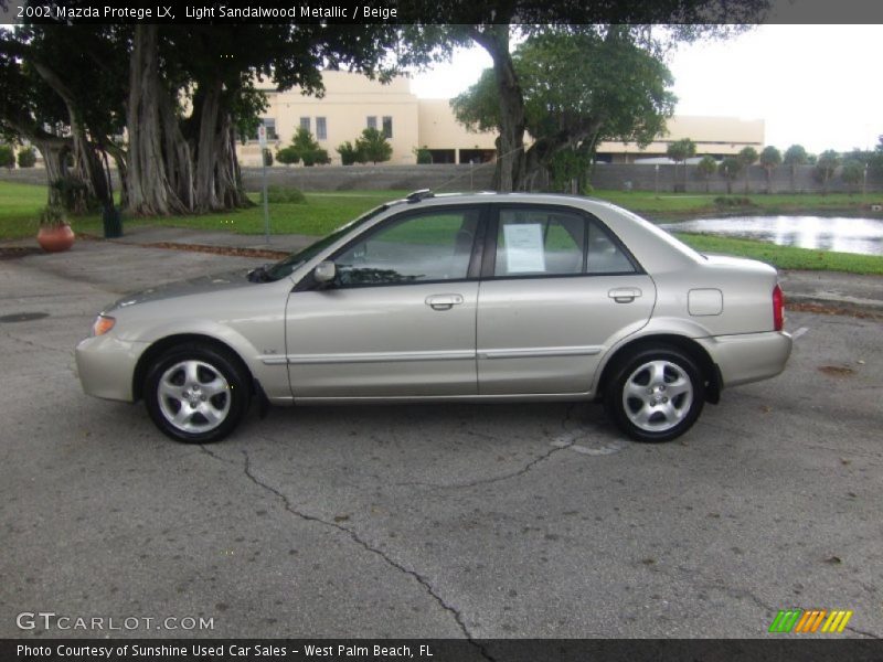 Light Sandalwood Metallic / Beige 2002 Mazda Protege LX