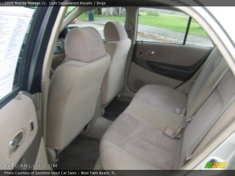 Light Sandalwood Metallic / Beige 2002 Mazda Protege LX