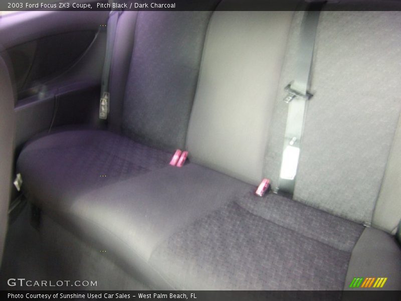 Pitch Black / Dark Charcoal 2003 Ford Focus ZX3 Coupe