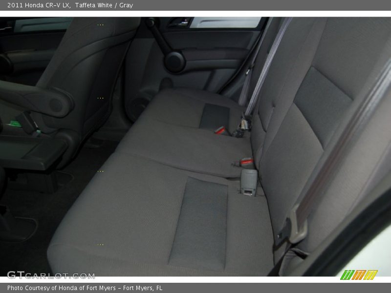 Taffeta White / Gray 2011 Honda CR-V LX