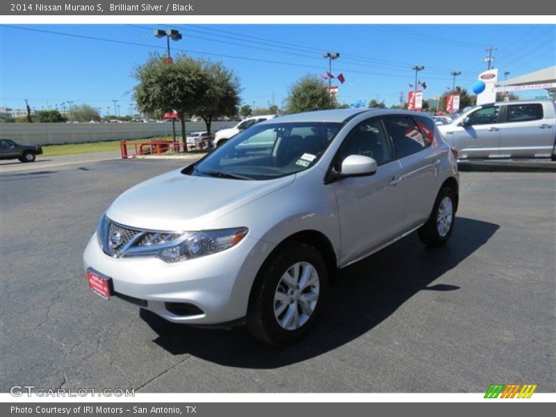 Brilliant Silver / Black 2014 Nissan Murano S