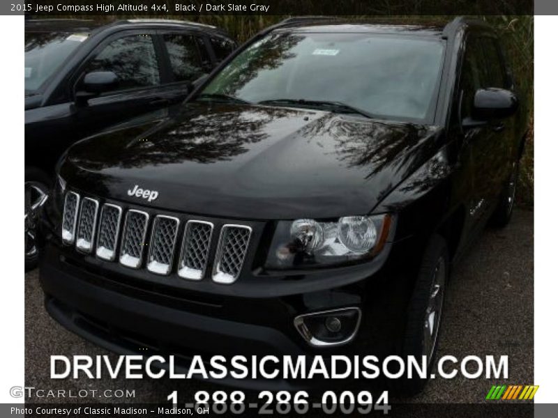 Black / Dark Slate Gray 2015 Jeep Compass High Altitude 4x4